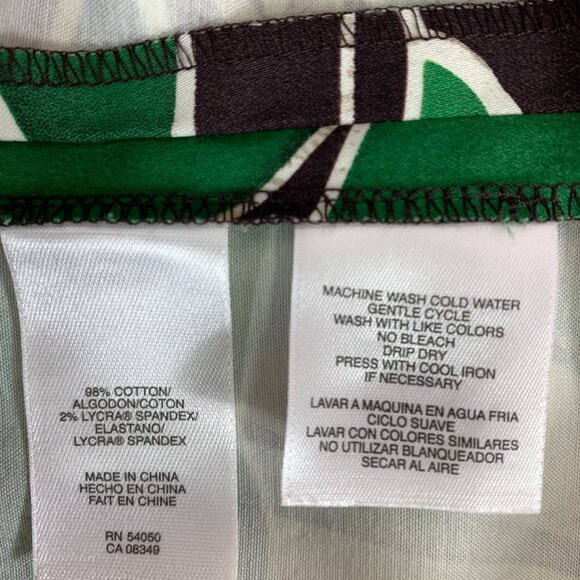 Jones New York Ladies printed Cotton Halter Dress - Sz 8 - Picture 13 of 13